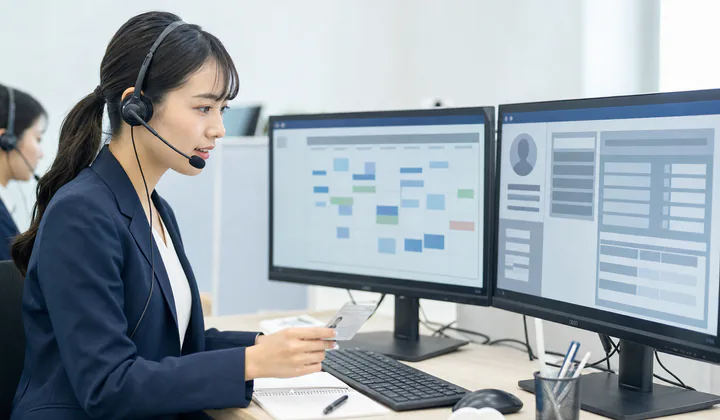 予約・変更・本人確認の業務イメージ