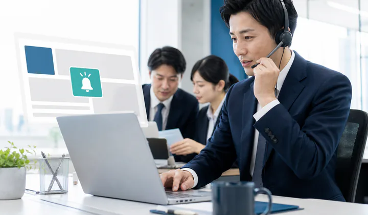 Web問い合わせ直後のヒアリングの業務イメージ